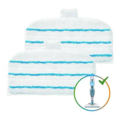 BLACK & DECKER Lot de 2 lingettes patins pour nettoyeur steam mop black + decker