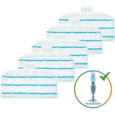 GDE Lot de 5 lingettes patins pour nettoyeur steam mop black + decker