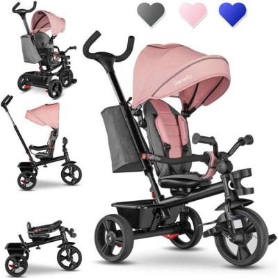 LIONELO  Tricycle &Eacute;volutif B&eacute;b&eacute; Haari Avec Ses Accessoires