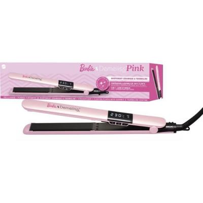 DEMELISS Lisseur 2 en 1 : Lisse et boucle collection Barbie 
