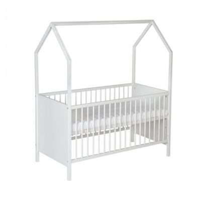 SCHARDT  Lit cabane enfant Venice bois blanc 70x140 cm