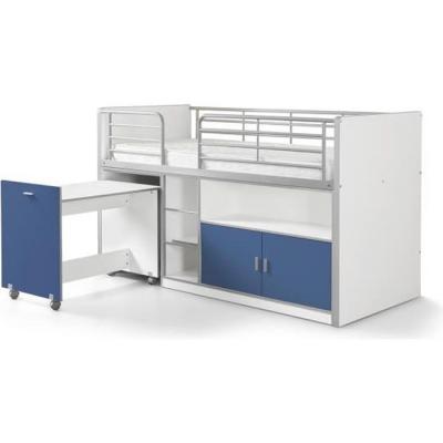 VIPACK Lit combin&eacute; compact ""bonny"" 90x200cm bleu