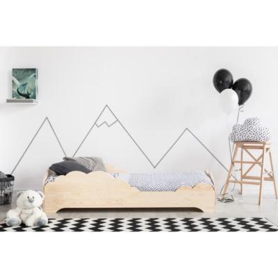 BABYKARE Lit 90x190 sommier inclus th&eacute;otime - bois