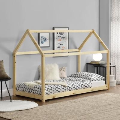  Lit Enfant Design Maison Netstal Pin 140 x 70 cm Naturel [en.casa]