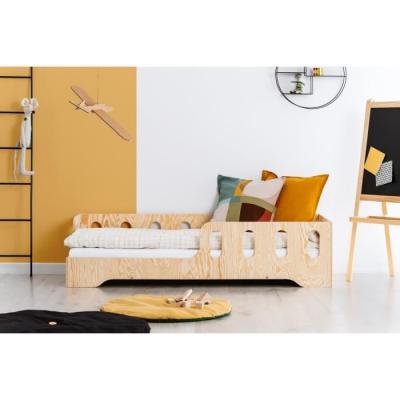 PETITS MEUBLES Lit 90x190 entr&eacute;e gauche sommier inclus estelle - bois