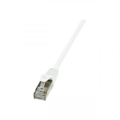 LOGILINK  0.5m Cat.6 F/UTP c&acirc;ble de r&eacute;seau Blanc 0,5 m Cat6 F/UTP (FTP) - Neuf