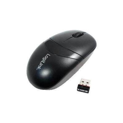  LogiLink Mini with Autolink - Souris - optique - 3 boutons - sans fil - 2.4 GHz - r&eacute;cepteur sans fil USB - noir 