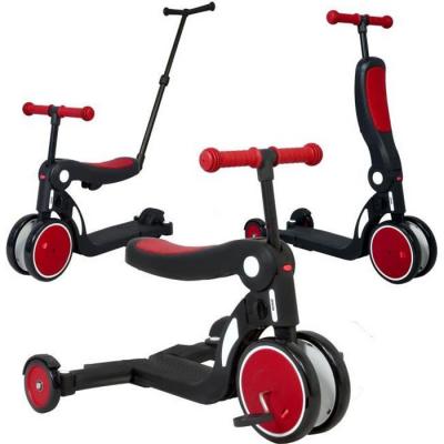 LOOPING Draisienne Evolutive  Scootizz - Haute Red + Barre de Pouss&eacute;e