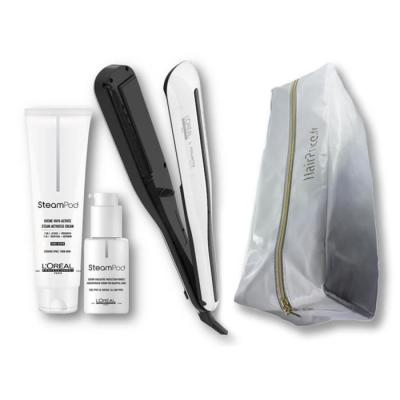 L OREAL PROFESSIONNEL L'Oreal Professionnel Steampod 3 + S&eacute;rum et lait de lissage cheveux &eacute;pais + trousse