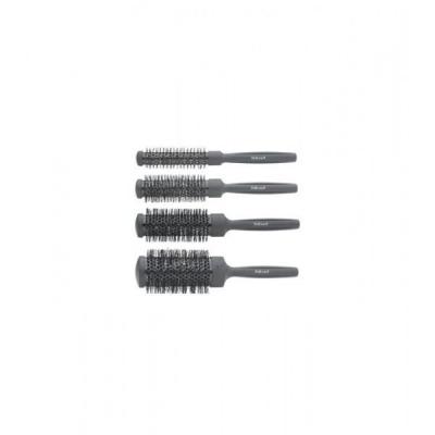 SIBEL  - Set De 4 Brosses Thermiques Rondes Noires