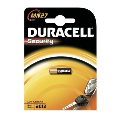 DURACELL Lot de 10 Piles alarmes et t&eacute;l&eacute;commandes MN27 12V blister de 1