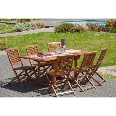 MACABANE Lot de 2 chaises java