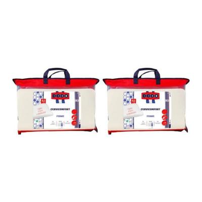 DODO Lot de 2 oreillers - maintien parfait t&ecirc;te - ind&eacute;formable - 35 x 52 cm - PERFECT POSITION