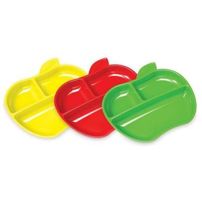 MUNCHKIN  3 assiettes petite pomme multicolore
