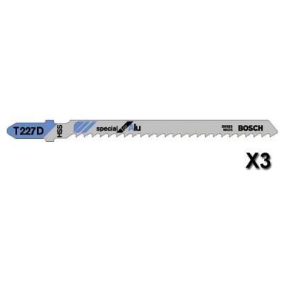 BOSCH  2608631671 Lame De Scie Sauteuse 3 Lames T 227 D