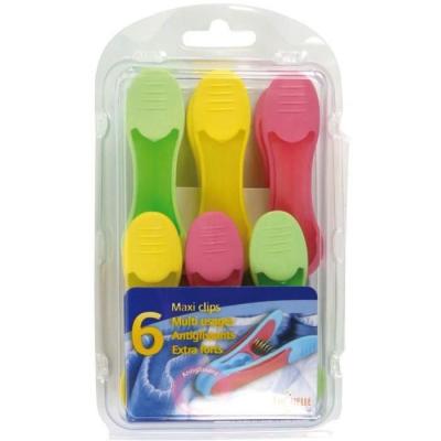 LAGUELLE Pinces &agrave; linge Maxi clips (sachet de 6) *