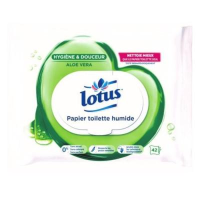 LOTUS  papier toilette humide 42 feuilles 