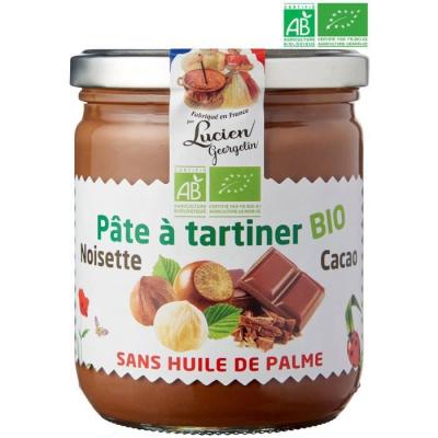LUCIEN GEORGELIN P&acirc;te &Agrave; Tartiner Bio Noisette Cacao  - Le Bocal De 400g