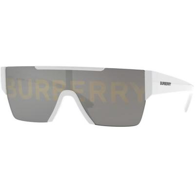 Lunettes de soleil Burberry Be4291 col. 3007/h Hommes Carr&eacute; Blanc