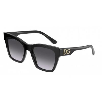 DOLCE & GABBANA Lunettes de soleil  Dg4384 col. 501/8g Femme Carr&eacute; Noir