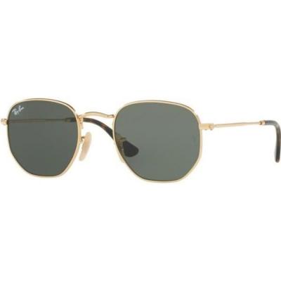 Lunettes de soleil Ray-ban Rb3548n hexagonal col. 001 Hommes Carr&eacute; Or
