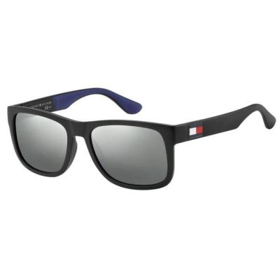 TOMMY HILFIGER  TH 1556/S Sunglasses, Bleu (BLK Blue), 56 Homme