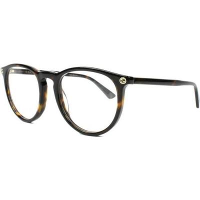 GUCCI Lunettes de soleil  GG0027O Cadres Optiques, Havana/Transparent, 50 mm