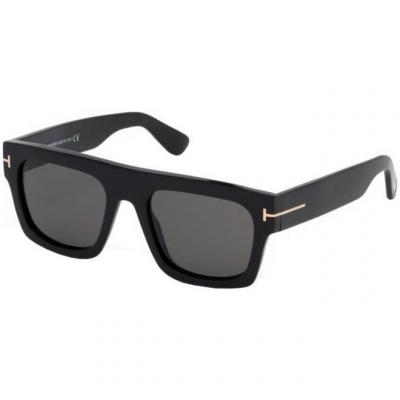 TOM FORD Lunettes  FAUSTO FT 0711 - Noir - Unisexe - Ac&eacute;tate - Verres fum&eacute;s