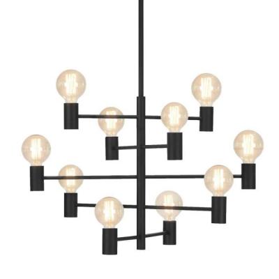 GENERIQUE Markslojd paris - suspension &agrave; 10 bras mutli arm noir, e27