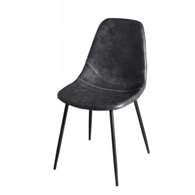 MACABANE AUGUSTIN - Lot de 2 chaises JOHN noires