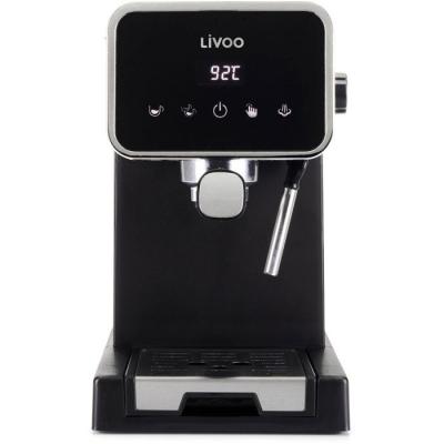 LIVOO Machine &agrave; caf&eacute; expresso -  - DOD218N - 1100 W - 20 bars - Noir
