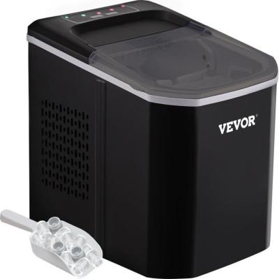 VEVOR  Machine &agrave; Gla&ccedil;ons 12kg en 24 Hrs 9 Gla&ccedil;ons en 6-10 Min 2 Tailles de Gla&ccedil;ons 110W Machine Professionnel Portable R&eacute;servoir d'Eau 2,2L &Eacute;cran LED