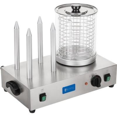ROYAL CATERING  Machine &agrave; hot dogs avec plots RCHW-2300