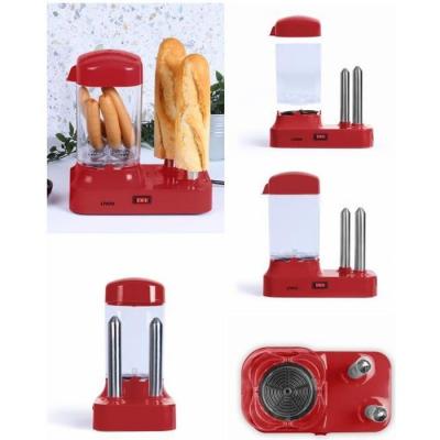 LIVOO Machine &agrave; hot dog rouge Electrique Cuisson vapeur 340 W