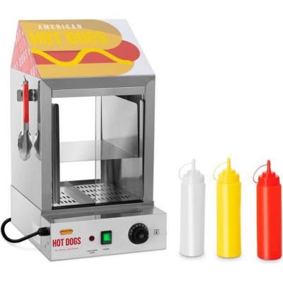 ROYAL CATERING Machine &agrave; Hot Dog Professionnelle Appareil Cuisson Vapeur Acier Inoxydable 1000w