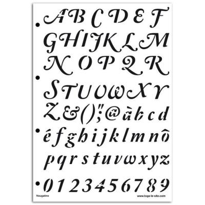 DRAEGER Pochoirs Alphabet - Nougatine -  Paris