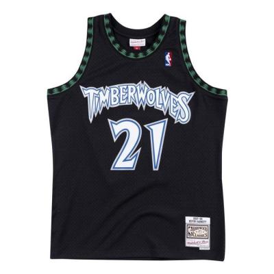 MITCHELL & NESS Mitchell And Ness Nba Minnesota Timberwolves 1997 -98 Swingman Jersey Kevin Garnett, Noir / Noir