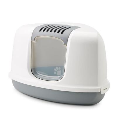 SAVIC Maison de toilette d'angle  Nestor Corner - gris clair / blanc