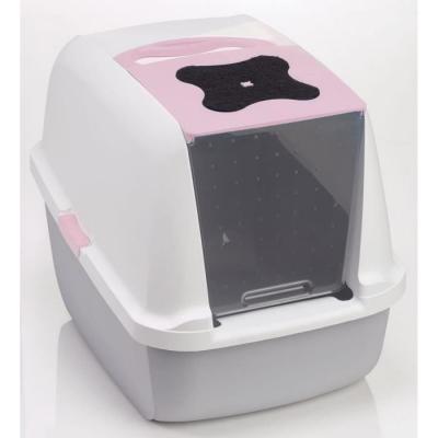 CATIT Maison de toilette rose new generation cat'it pour chats