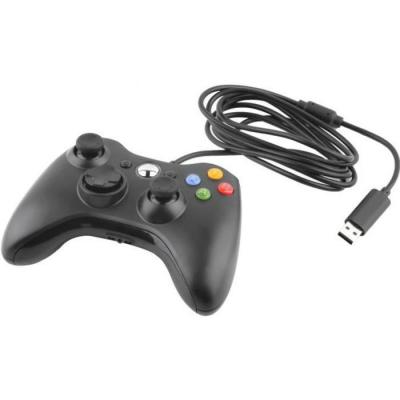 GENERIQUE Manette Filaire USB Pour microsoft Xbox 360 Contr&ocirc;leur jeu video PC Windows Noir