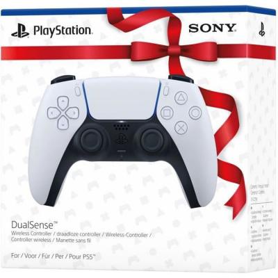 SONY Manette sans fil DualSense pour PS5 Blanc Cadeau emball&eacute;
