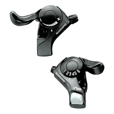 SHIMANO Manettes de d&eacute;railleur -  - TX30 - 6 vitesses - Noir - Mixte