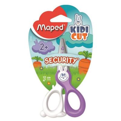 MAPED  ciseaux &agrave; bouts ronds lames plastiques kidcut 12cm 