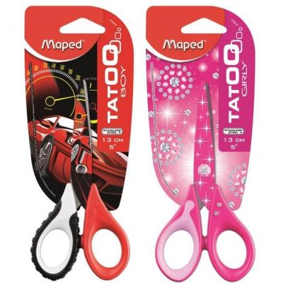 MAPED  Tatoo Innovation 470010 Ciseaux 13 cm black/pink/red