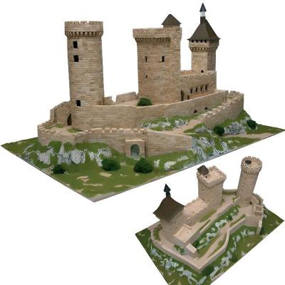 AEDES Maquette en c&eacute;ramique - Ch&acirc;teau de Foix, France