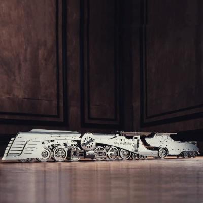  Maquette 3d &agrave; construire - train grande ligne - 256 pi&egrave;ces - harmandi