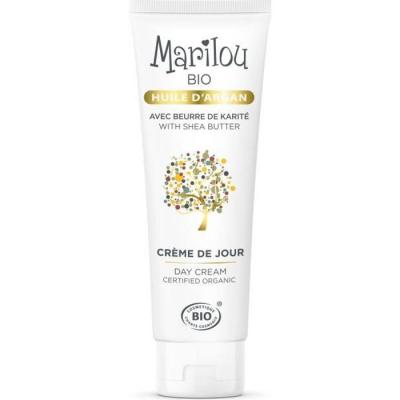 MARILOU BIO  Huile d'Argan Cr&egrave;me de Jour 50 ml - Tube 50 ml