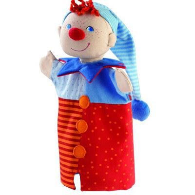 HABA  marionnette Jan Klaasen 25 cm bleu/rouge