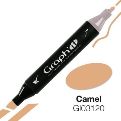 GRAPH IT Marqueur &agrave; l&rsquo;alcool Graph'it 3120 Camel -  Marron
