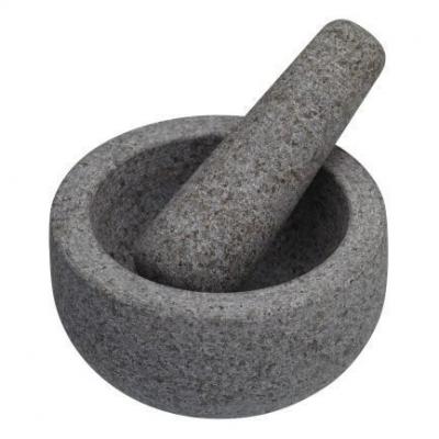 MASTER CLASS Pilon et mortier en granit gris